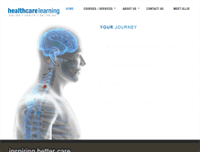 Tablet Screenshot of healthcare-learning.com